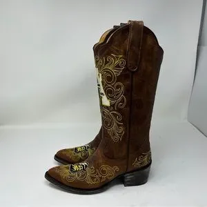 NCAA Appalachian State‎ Mountaineers Embroidered Distressed Men\'s Gameday Boots Gameday Boots | Shoes | Gameday Boots Appalachian State  main image 2